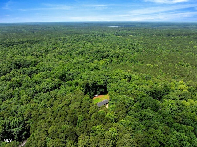 224 Oakcrest Dr, Wake Forest, NC 27587 - aerial view of a heavily wooded area