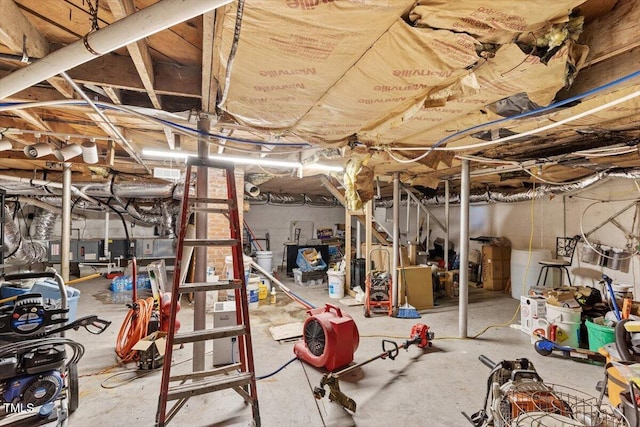 506 Currin St, Durham, NC 27703 - view of unfinished below grade area