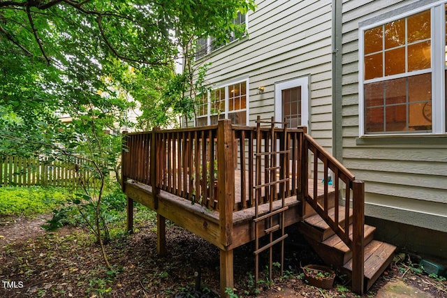244 Sweet Bay Pl, Carrboro, NC 27510 - view of wooden terrace