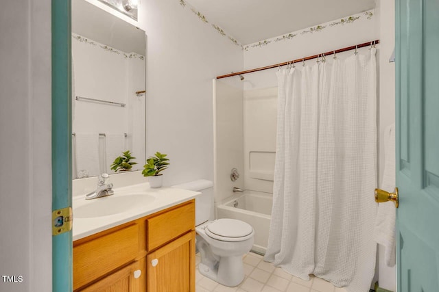244 Sweet Bay Pl, Carrboro, NC 27510 - full bath with vanity, toilet, shower / tub combo, and tile patterned flooring