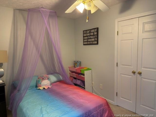 5516 Hall Glen Dr, Hope Mills, NC 28348 - bedroom featuring ceiling fan and baseboards