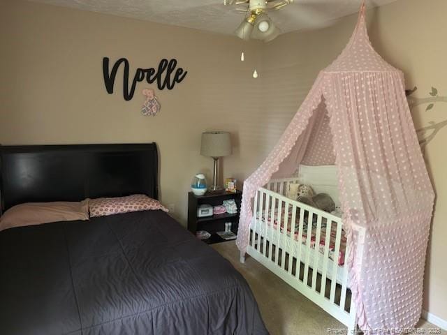 5516 Hall Glen Dr, Hope Mills, NC 28348 - carpeted bedroom featuring ceiling fan
