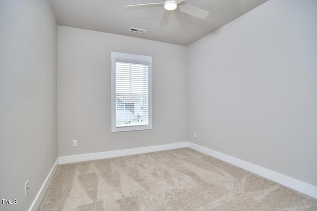 554 Beacon Ridge Blvd, Chapel Hill, NC 27516 - carpeted empty room featuring a ceiling fan and baseboards