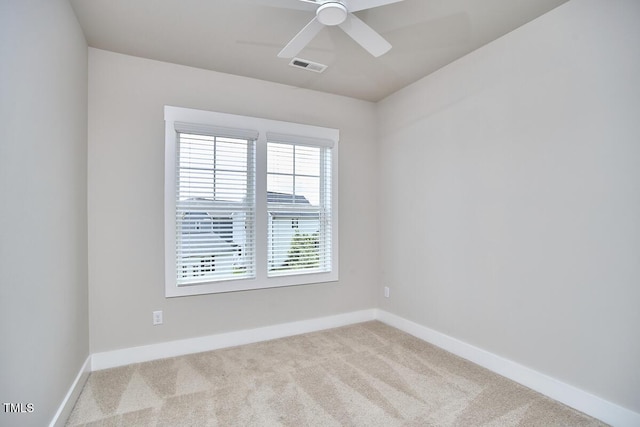 554 Beacon Ridge Blvd, Chapel Hill, NC 27516 - carpeted empty room featuring baseboards and ceiling fan