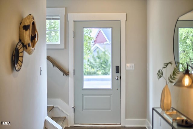 554 Beacon Ridge Blvd, Chapel Hill, NC 27516 - doorway featuring baseboards