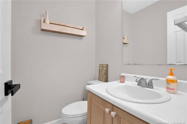 6745 Foxberry Rd, Fayetteville, NC 28314 - half bath with vanity and toilet