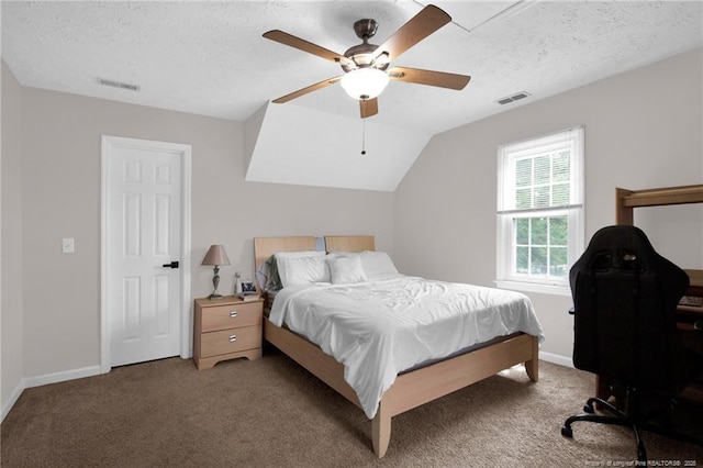 6745 Foxberry Rd, Fayetteville, NC 28314 - bedroom featuring light colored carpet, baseboards, a ceiling fan, and a textured ceiling