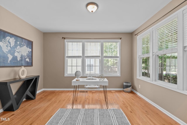 4804 Carmen Ln, Durham, NC 27707 - office space with wood finished floors and baseboards