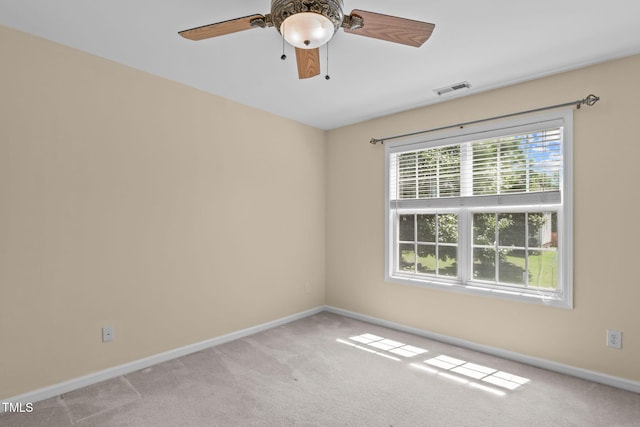 4804 Carmen Ln, Durham, NC 27707 - unfurnished room featuring light colored carpet and a ceiling fan