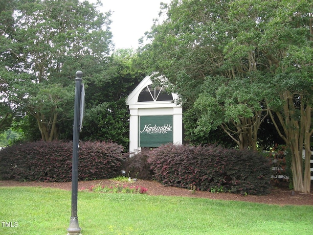 603 Edburton Ct, Hillsborough, NC 27278 - community sign with a lawn