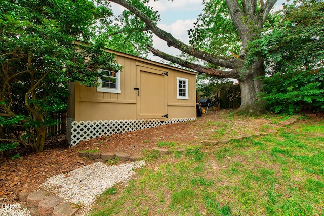 433 Rosehaven Dr, Raleigh, NC 27609 - view of shed