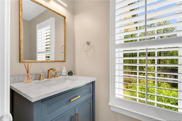 6558 Countryside Dr, Fayetteville, NC 28311 - bathroom featuring plenty of natural light and vanity