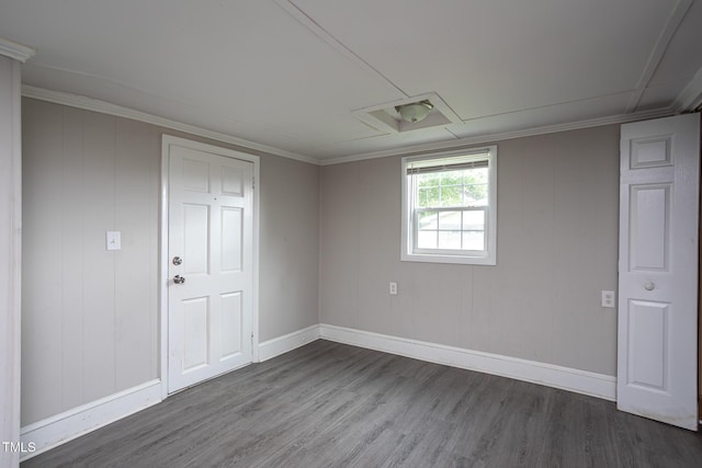 306 W Main St, Pine Level, NC 27568 - spare room with dark wood-style flooring and baseboards