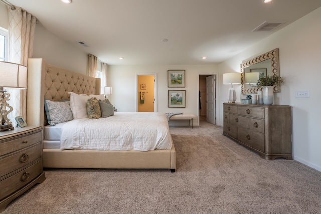 303 Enfield Dr, Carthage, NC 28327 - bedroom with carpet, recessed lighting, and multiple windows