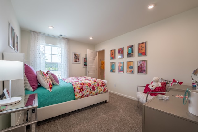 303 Enfield Dr, Carthage, NC 28327 - bedroom with carpet, recessed lighting, and baseboards