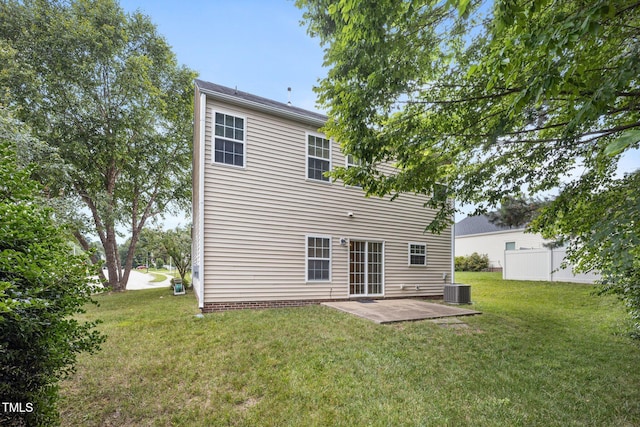 702 Calavaras Ln, Knightdale, NC 27545 - back of house with a yard and a patio