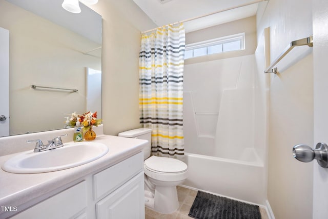 702 Calavaras Ln, Knightdale, NC 27545 - bathroom featuring vanity and shower / tub combo with curtain