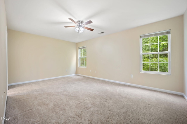 702 Calavaras Ln, Knightdale, NC 27545 - carpeted spare room with a ceiling fan and baseboards