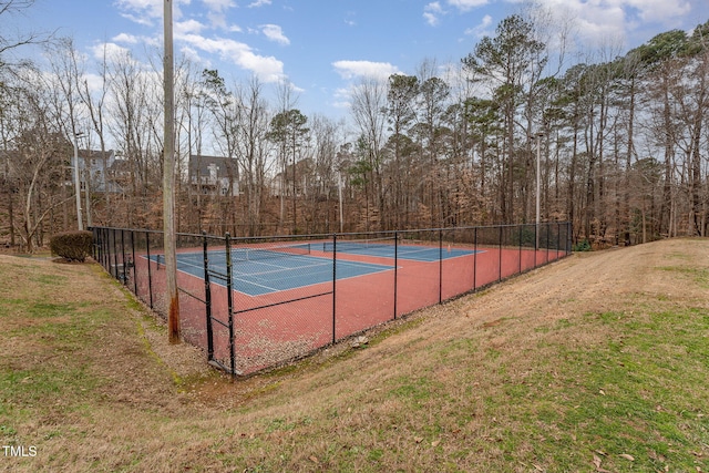316 Trafalgar Ln, Cary, NC 27513 - view of tennis court