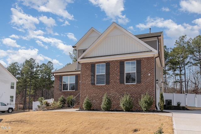 40 Ironwood Blvd, Youngsville, NC 27596 - view of front of property with board and batten siding and brick siding