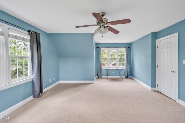 100 Highfield Ave, Cary, NC 27519 - additional living space with carpet floors and ceiling fan