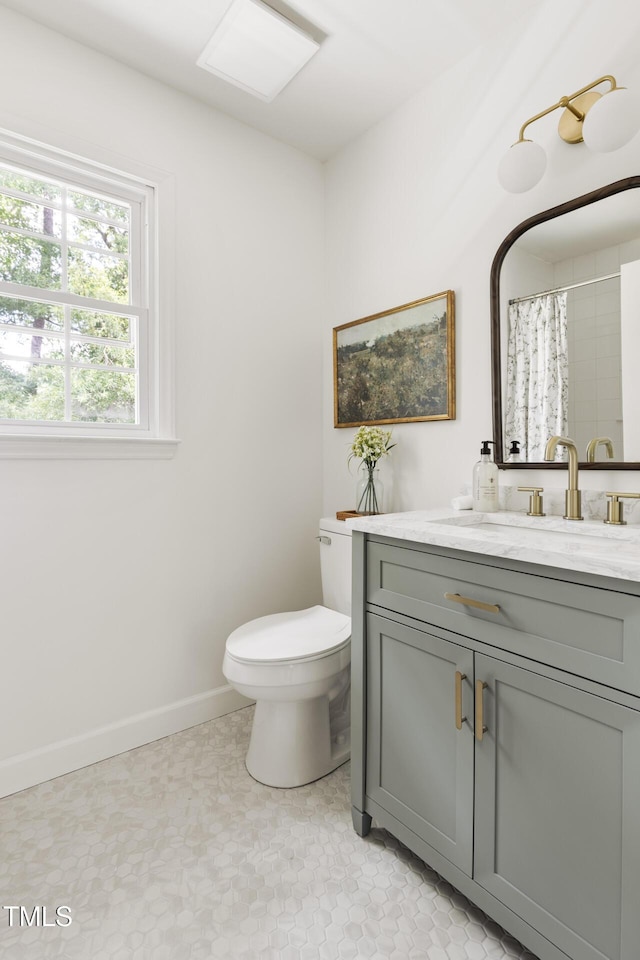 16 Cedar Hill Dr, Durham, NC 27713 - bathroom with vanity and a shower with curtain