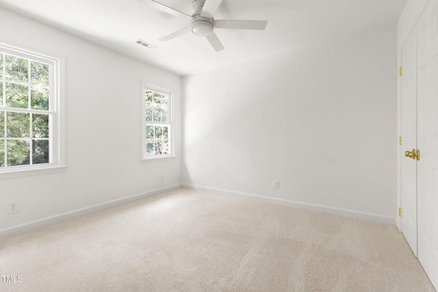 16 Cedar Hill Dr, Durham, NC 27713 - spare room with ceiling fan and carpet floors