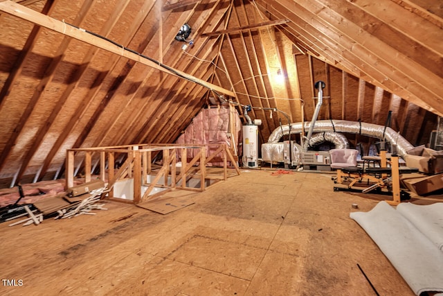12 Gatesway Ct, Durham, NC 27707 - attic featuring water heater