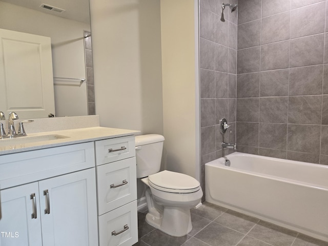 2203 Lambert Rd Unit 67, Cary, NC 27519 - full bath with toilet, vanity, tub / shower combination, and tile patterned floors