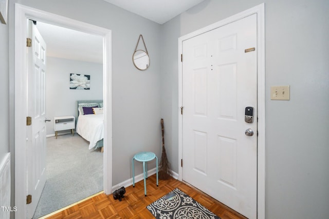213 Bracken Ct, Raleigh, NC 27615 - entrance foyer featuring baseboards