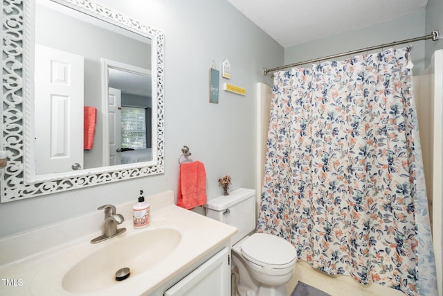 213 Bracken Ct, Raleigh, NC 27615 - full bath with vanity and a shower with curtain