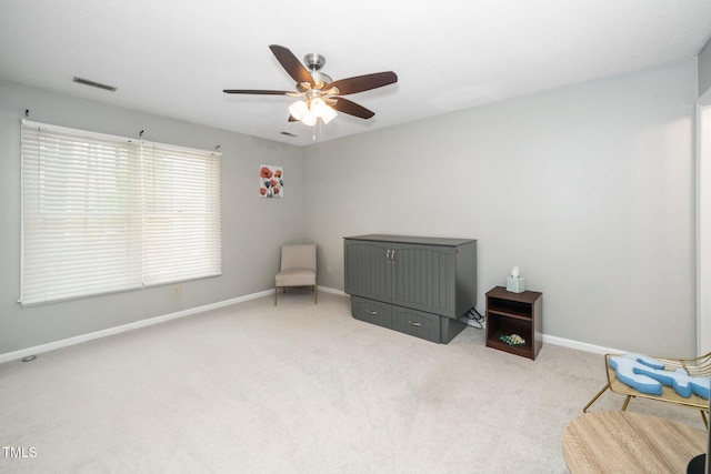 213 Bracken Ct, Raleigh, NC 27615 - carpeted bedroom with baseboards and ceiling fan