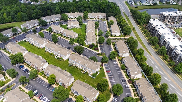 818 Bryant St, Raleigh, NC 27603 - aerial view of property's location with a nearby body of water