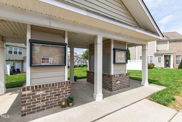 818 Bryant St, Raleigh, NC 27603 - view of patio / terrace with mail area
