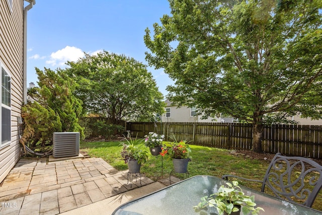 5561 Roan Mountain Pl, Raleigh, NC 27613 - fenced backyard with a patio