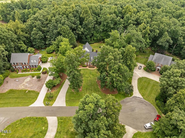 305 Lochridge Dr, Roxboro, NC 27573 - aerial view of a heavily wooded area
