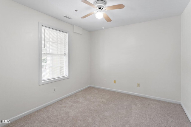 1851 Trailwood Heights Ln, Raleigh, NC 27603 - unfurnished room with light colored carpet and a ceiling fan