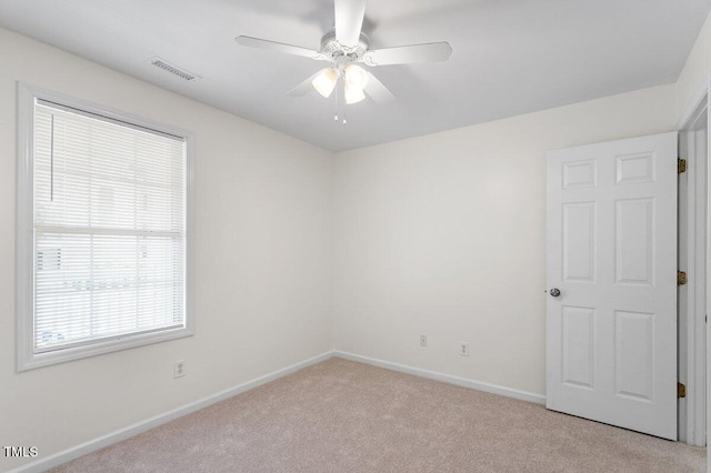 1851 Trailwood Heights Ln, Raleigh, NC 27603 - unfurnished room featuring light carpet and ceiling fan