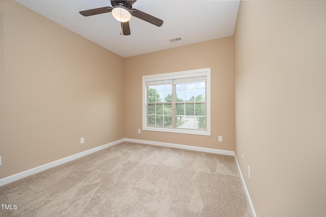 404 Panorama Park Pl, Cary, NC 27519 - empty room with light carpet and a ceiling fan