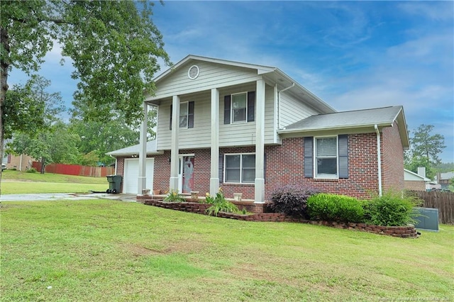 874 Santiato Dr, Fayetteville, NC 28314 - view of front of house featuring brick siding, a garage, and concrete driveway