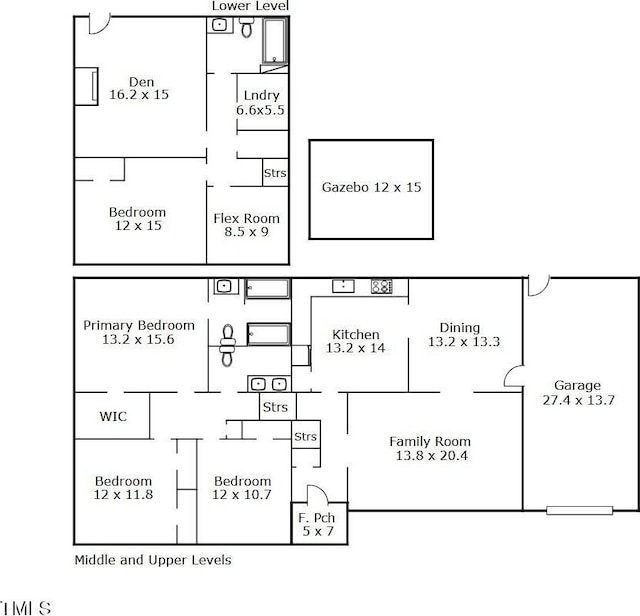 2905 Scuppernong Ln, Durham, NC 27703 - view of room layout