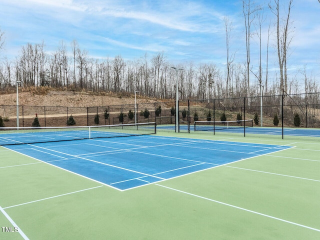 287 Aspen Ave, Pittsboro, NC 27312 - view of tennis court with community basketball court