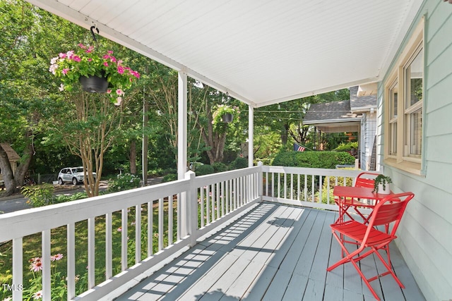 2322 Stroller Ave, Durham, NC 27705 - view of wooden porch
