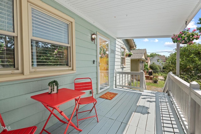 2322 Stroller Ave, Durham, NC 27705 - view of wooden porch