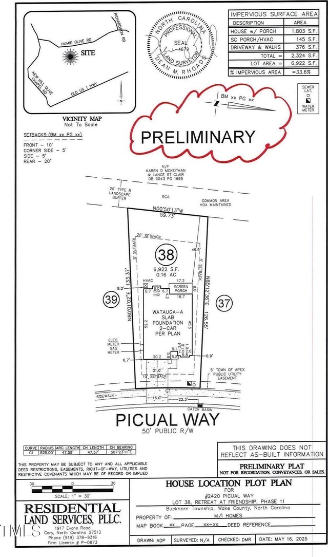 2420 Picual Way Lot 38, New Hill, NC 27562 - photo 3