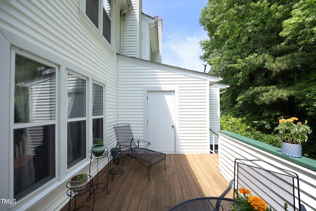 146 Greenmont Ln, Cary, NC 27511 - view of wooden terrace