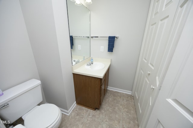 146 Greenmont Ln, Cary, NC 27511 - half bath featuring vanity and tile patterned floors