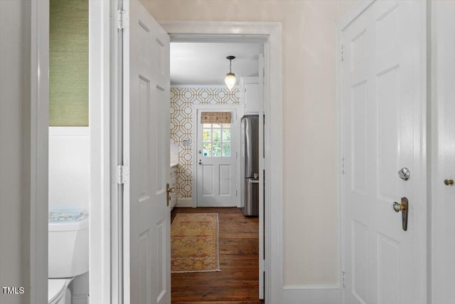 1100 Brooks Ave, Raleigh, NC 27607 - corridor featuring wood finished floors