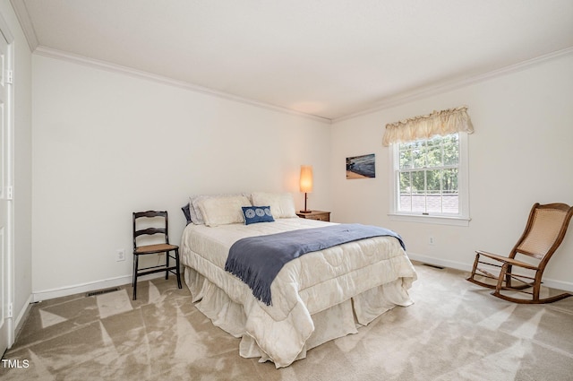 384 Lyndfield Cl W, Pittsboro, NC 27312 - carpeted bedroom featuring crown molding and baseboards