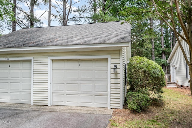 384 Lyndfield Cl W, Pittsboro, NC 27312 - view of detached garage